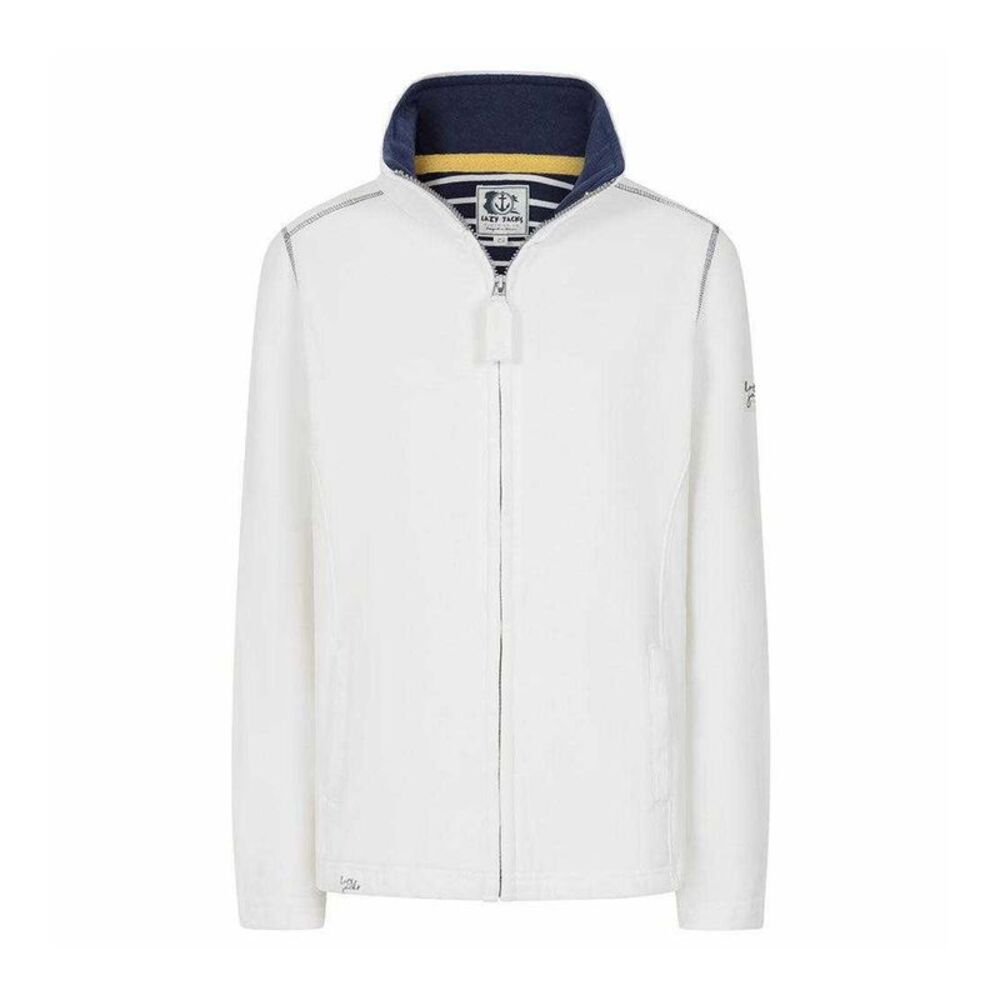 Lazy Jacks Womens/Ladies Full Zip Jacket / White